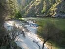 A rafting party camped on the beach at Johnson Creek Camp on the Main Salmon