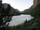 The view downstream from Lion Hollow