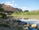 The view upstream from Wire Fence Camp #2
