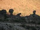 Rock towers near Wire Fence