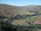Looking downstream towards Troy Oregon