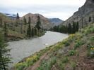 The vista downstream from Trail Camp