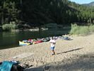 Doe Creek Camp has a good beach