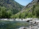 Selway River at low water level