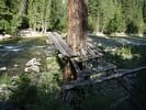 Ruins of old bridge at Goat Creek