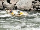 Dory running Snow Hole Rapid on the Lower Salmon River