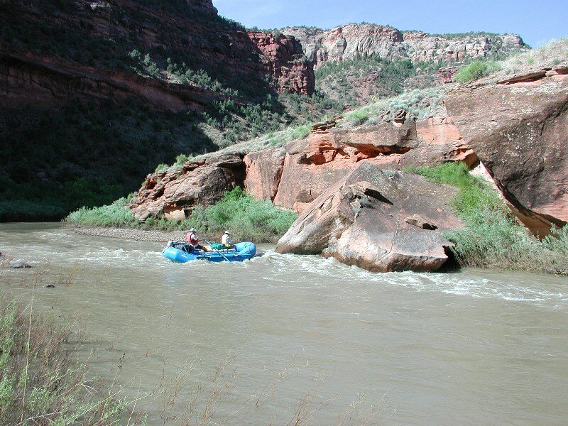 Looking downstream from Bull Canyon Camp